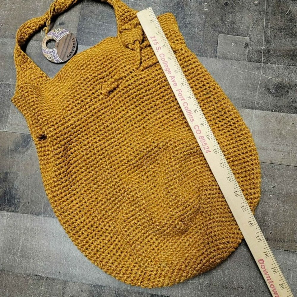 The sak happy and free orange Bohemian bag